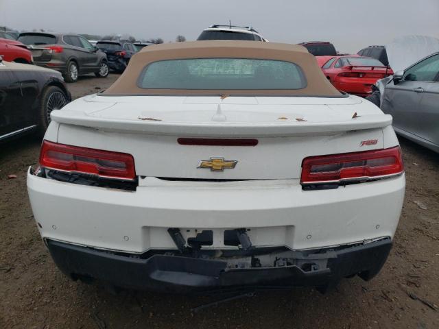 2G1FF3D39F9276022 - 2015 CHEVROLET CAMARO LT WHITE photo 6