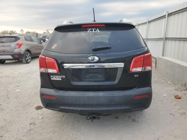 5XYKUDA68CG206429 - 2012 KIA SORENTO EX BLACK photo 6