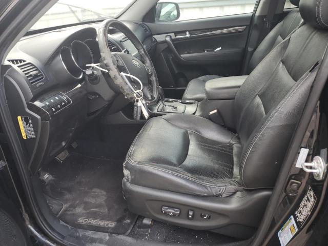 5XYKUDA68CG206429 - 2012 KIA SORENTO EX BLACK photo 7