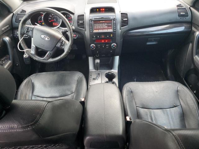 5XYKUDA68CG206429 - 2012 KIA SORENTO EX BLACK photo 8