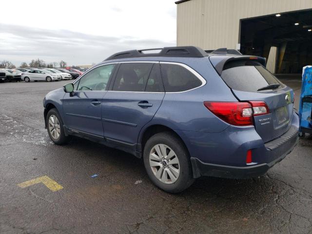 4S4BSAFCXH3374549 - 2017 SUBARU OUTBACK 2.5I PREMIUM BLUE photo 2