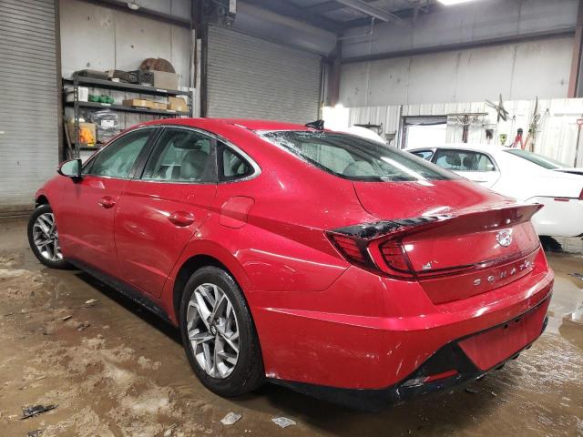 5NPEF4JA4LH023940 - 2020 HYUNDAI SONATA SEL RED photo 2