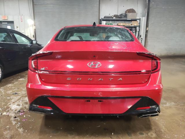 5NPEF4JA4LH023940 - 2020 HYUNDAI SONATA SEL RED photo 6