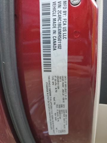 2C4RC1BGXMR501102 - 2021 CHRYSLER PACIFICA TOURING L Qırmızı foto 14