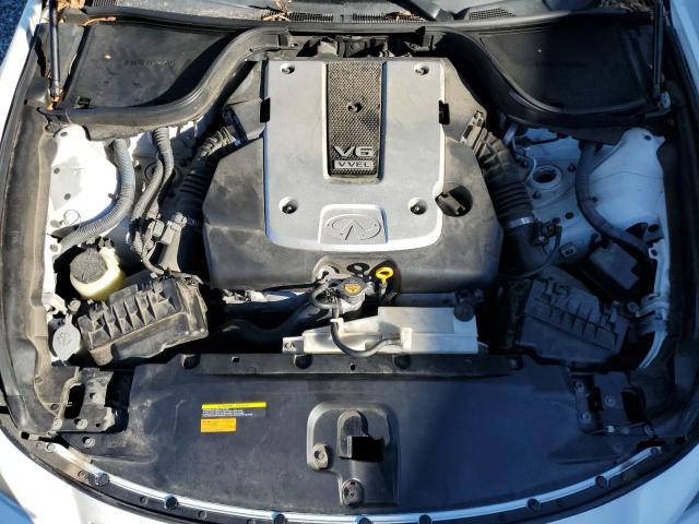 JN1CV6EK2CM420886 - 2012 INFINITI G37 BASE Սպիտակ լուսանկար 11