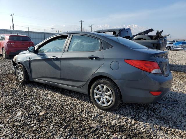 KMHCT4AEXCU174091 - 2012 HYUNDAI ACCENT GLS GRAY photo 2