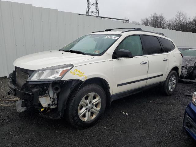 1GNKRFED3FJ139014 - 2015 CHEVROLET TRAVERSE LS WHITE photo 1