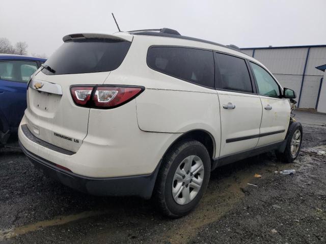 1GNKRFED3FJ139014 - 2015 CHEVROLET TRAVERSE LS WHITE photo 3