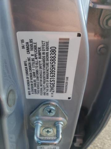 2HGES16395H588380 - 2005 HONDA CIVIC DX VP Gümüş foto 12