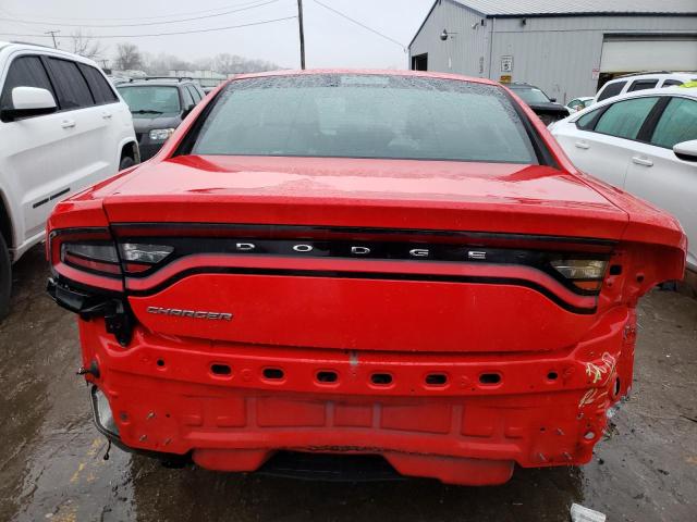 2C3CDXBG3HH660386 - 2017 DODGE CHARGER SE RED photo 6