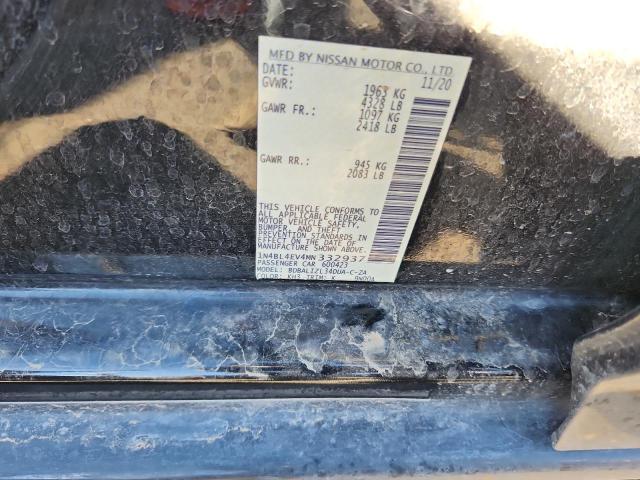 1N4BL4EV4MN332937 - 2021 NISSAN ALTIMA SL BLACK photo 13