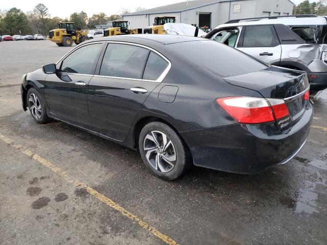 1HGCR2F33EA100659 - 2014 HONDA ACCORD LX BLACK photo 2