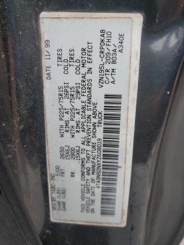 4TASN92NXYZ608019 - 2000 TOYOTA TACOMA XTRACAB PRERUNNER BLACK photo 12