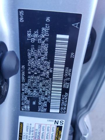 JTEBU14R560082694 - 2006 TOYOTA 4RUNNER SR5 SILVER photo 13