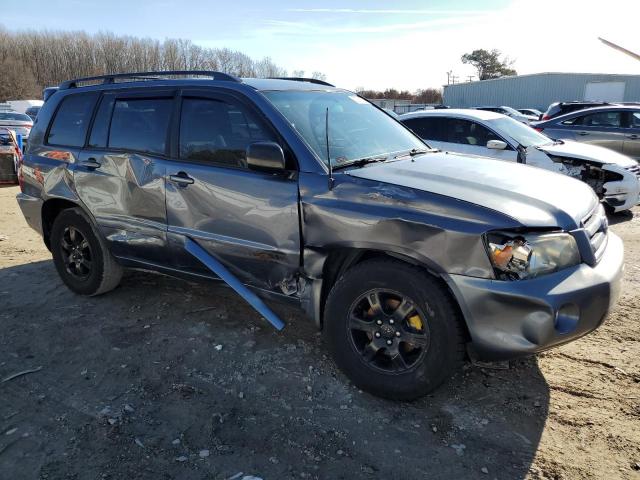 JTEDP21A440002626 - 2004 TOYOTA HIGHLANDER BASE BLUE photo 4