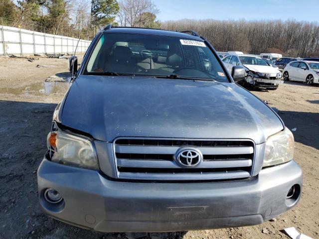 JTEDP21A440002626 - 2004 TOYOTA HIGHLANDER BASE BLUE photo 5