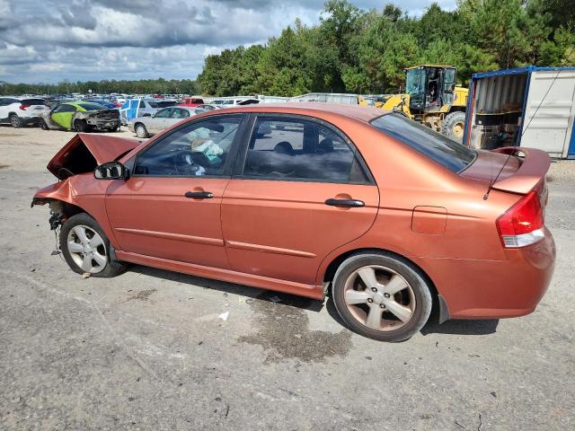 KNAFE121785018787 - 2008 KIA SPECTRA EX ORANGE photo 2