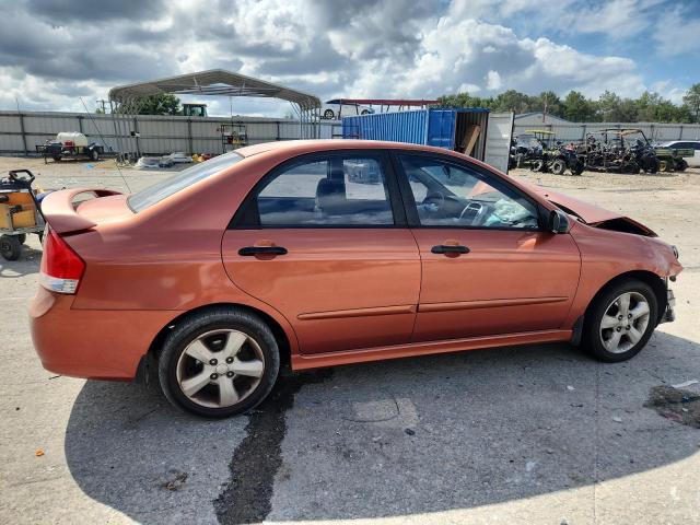 KNAFE121785018787 - 2008 KIA SPECTRA EX ORANGE photo 3