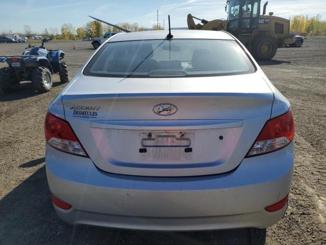 KMHCT4AE1CU251530 - 2012 HYUNDAI ACCENT GLS SILVER photo 6