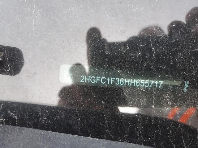 2HGFC1F36HH655717 - 2017 HONDA CIVIC EX WHITE photo 12