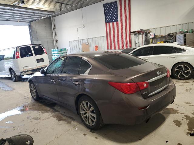 JN1BV7AR5FM390002 - 2015 INFINITI Q50 BASE 棕色 照片 2