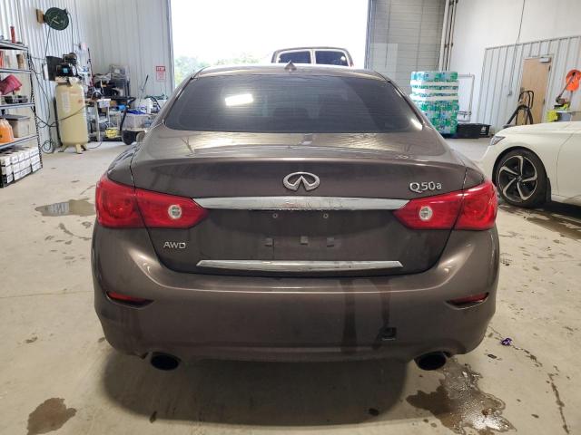 JN1BV7AR5FM390002 - 2015 INFINITI Q50 BASE 棕色 照片 6