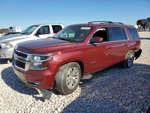 1GNSKBKC3KR341940 - 2019 CHEVROLET TAHOE K1500 LT RED photo 1