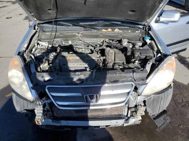 JHLRD78866C003235 - 2006 HONDA CR-V EX SILVER photo 12