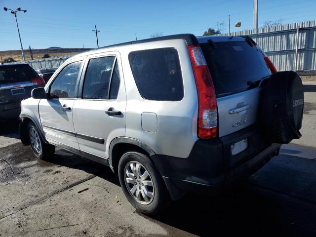 JHLRD78866C003235 - 2006 HONDA CR-V EX SILVER photo 2