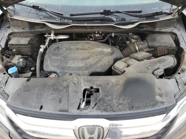 5FNRL6H95KB007325 - 2019 HONDA ODYSSEY ELITE GRAY photo 11