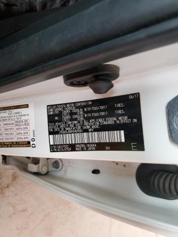 JTEBU5JR4H5469061 - 2017 TOYOTA 4RUNNER SR5/SR5 PREMIUM WHITE photo 13