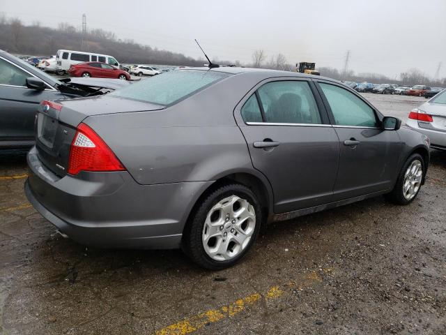 3FAHP0HG7BR324149 - 2011 FORD FUSION SE GRAY photo 3