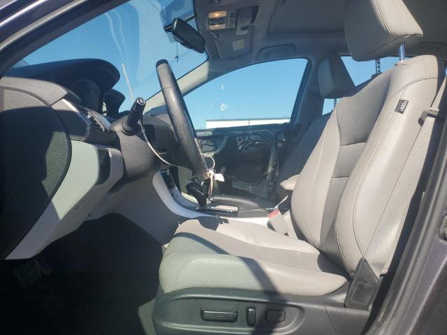 1HGCR2F87GA030095 - 2016 HONDA ACCORD EXL Сұр фото 7