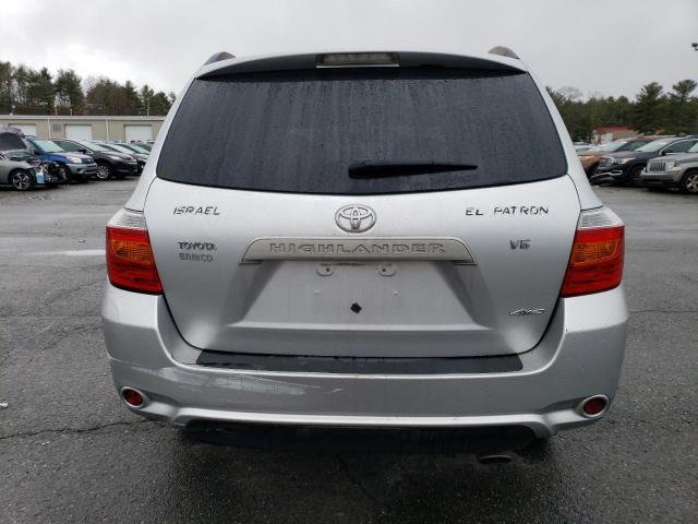 JTEES41A582042237 - 2008 TOYOTA HIGHLANDER SILVER photo 6