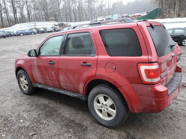 1FMCU9D77AKD30331 - 2010 FORD ESCAPE XLT RED photo 2