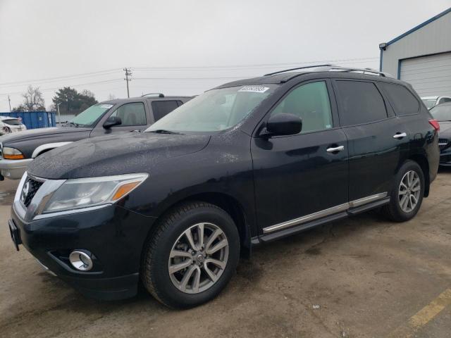 5N1AR2MM5DC688340 - 2013 NISSAN PATHFINDER S BLACK photo 1