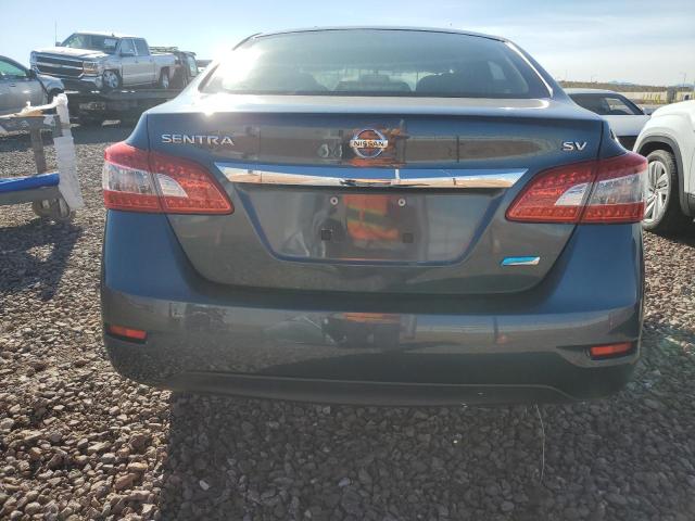 3N1AB7AP6EY217734 - 2014 NISSAN SENTRA S BLUE photo 6