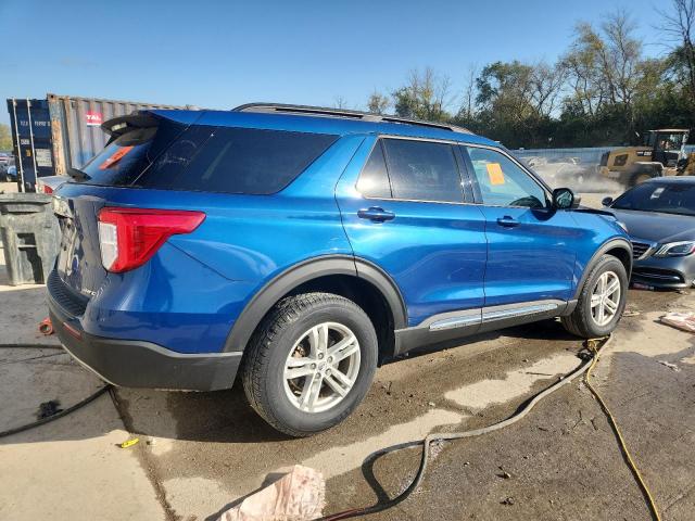 1FMSK8DH2MGC34991 - 2021 FORD EXPLORER XLT ლურჯი ფოტო 3