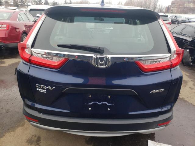 2HKRW6H31KH214573 - 2019 HONDA CR-V LX BLUE photo 6