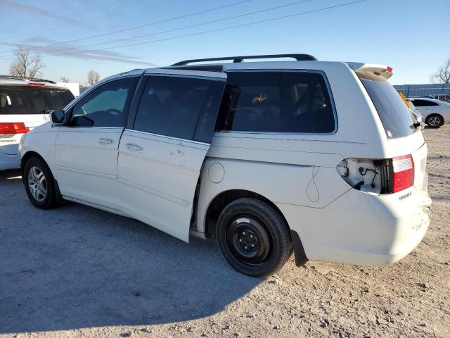 5FNRL38737B089902 - 2007 HONDA ODYSSEY EXL WHITE photo 2