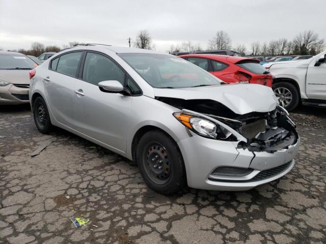 KNAFK4A68E5190328 - 2014 KIA FORTE LX GRAY photo 4