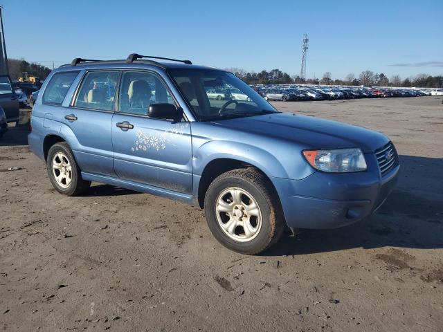 JF1SG63637G720827 - 2007 SUBARU FORESTER 2.5X BLUE photo 4