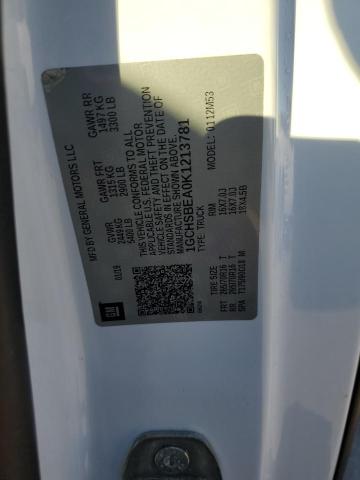 1GCHSBEA0K1213781 - 2019 CHEVROLET COLORADO WHITE photo 13