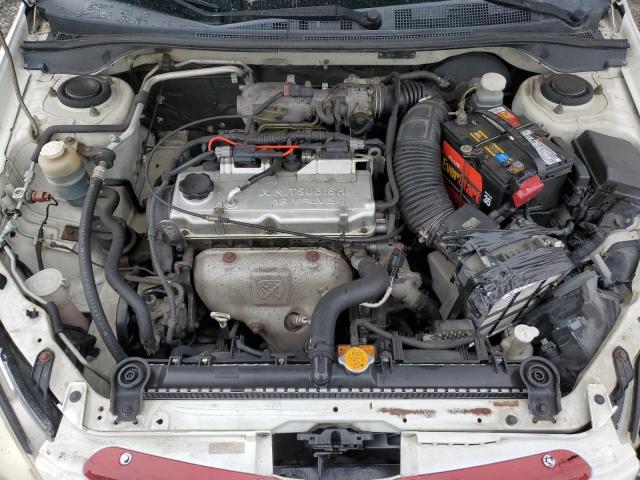 JA3AJ26E85U006983 - 2005 MITSUBISHI LANCER ES WHITE photo 11