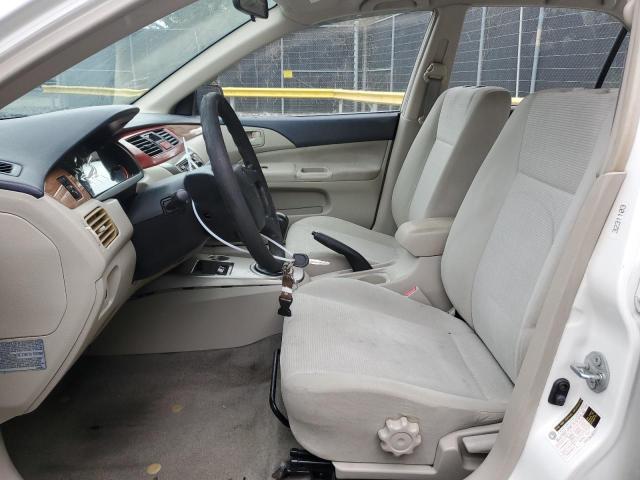 JA3AJ26E85U006983 - 2005 MITSUBISHI LANCER ES WHITE photo 7