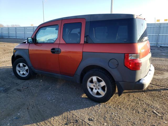 5J6YH28524L004430 - 2004 HONDA ELEMENT EX ORANGE photo 2