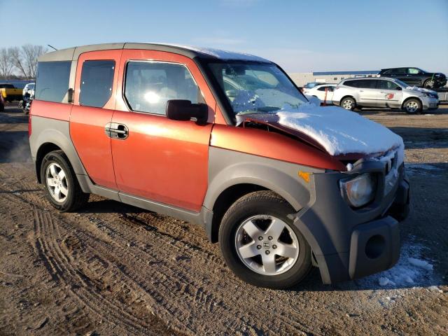 5J6YH28524L004430 - 2004 HONDA ELEMENT EX ORANGE photo 4