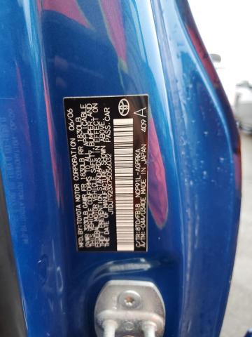 JTDJT923X75056032 - 2007 TOYOTA YARIS BLUE photo 12