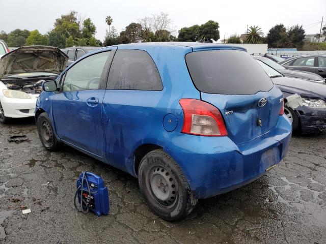 JTDJT923X75056032 - 2007 TOYOTA YARIS BLUE photo 2