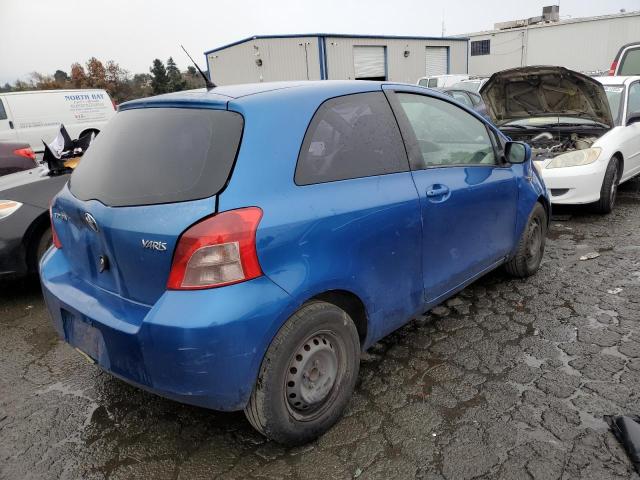 JTDJT923X75056032 - 2007 TOYOTA YARIS BLUE photo 3